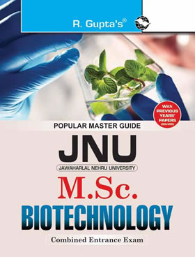 RGupta Ramesh JNU Combined M.Sc. Biotechnology Entrance Examination Guide English Medium